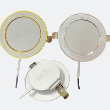 ĐÈN ÂM TRẦN S2 VIỀN VÀNG/BẠC/TRẮNG - S35